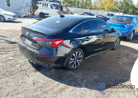 2023 Honda Civic Ex/Ex W/O Bsi z USA, uszkodzony, nr VIN 2HGFE1F74PH301478